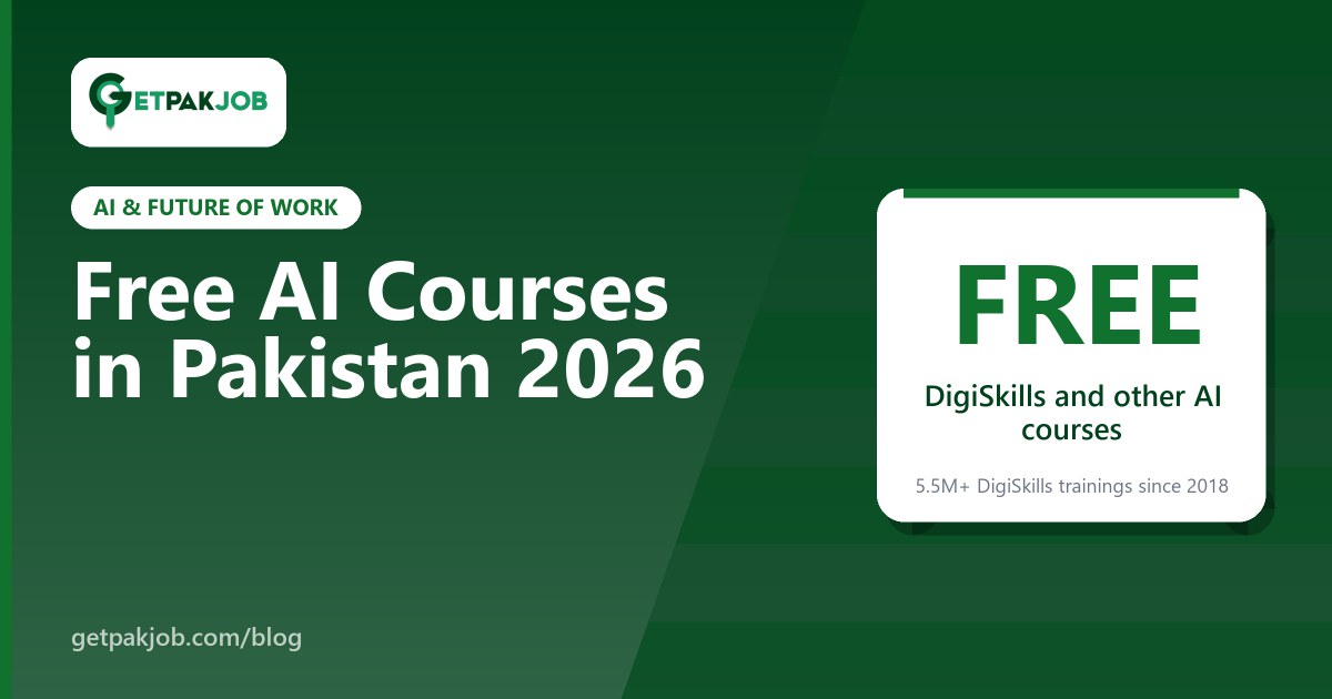Pakistani student taking a free AI course online