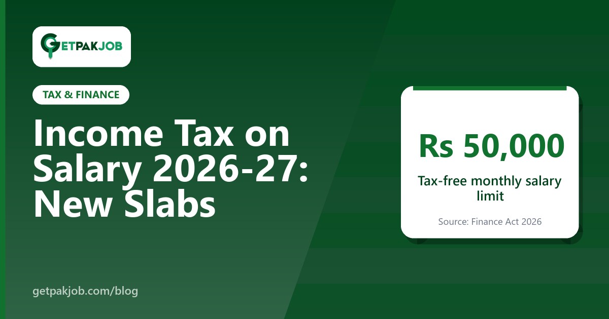 Salary slip and calculator for income tax on salary in Pakistan